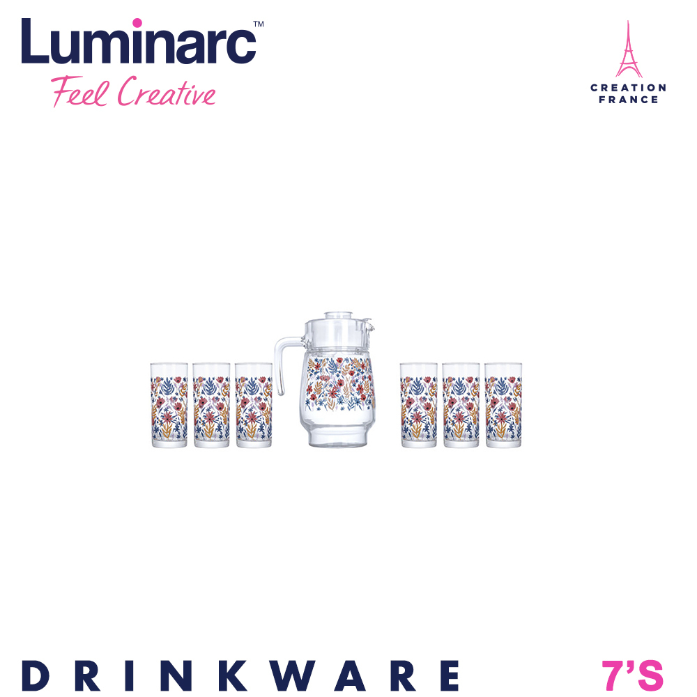 Luminarc Spring Fiesta Drink Set 7PCS | Luminarc | Brands | ပစ္စည်းအမ ...