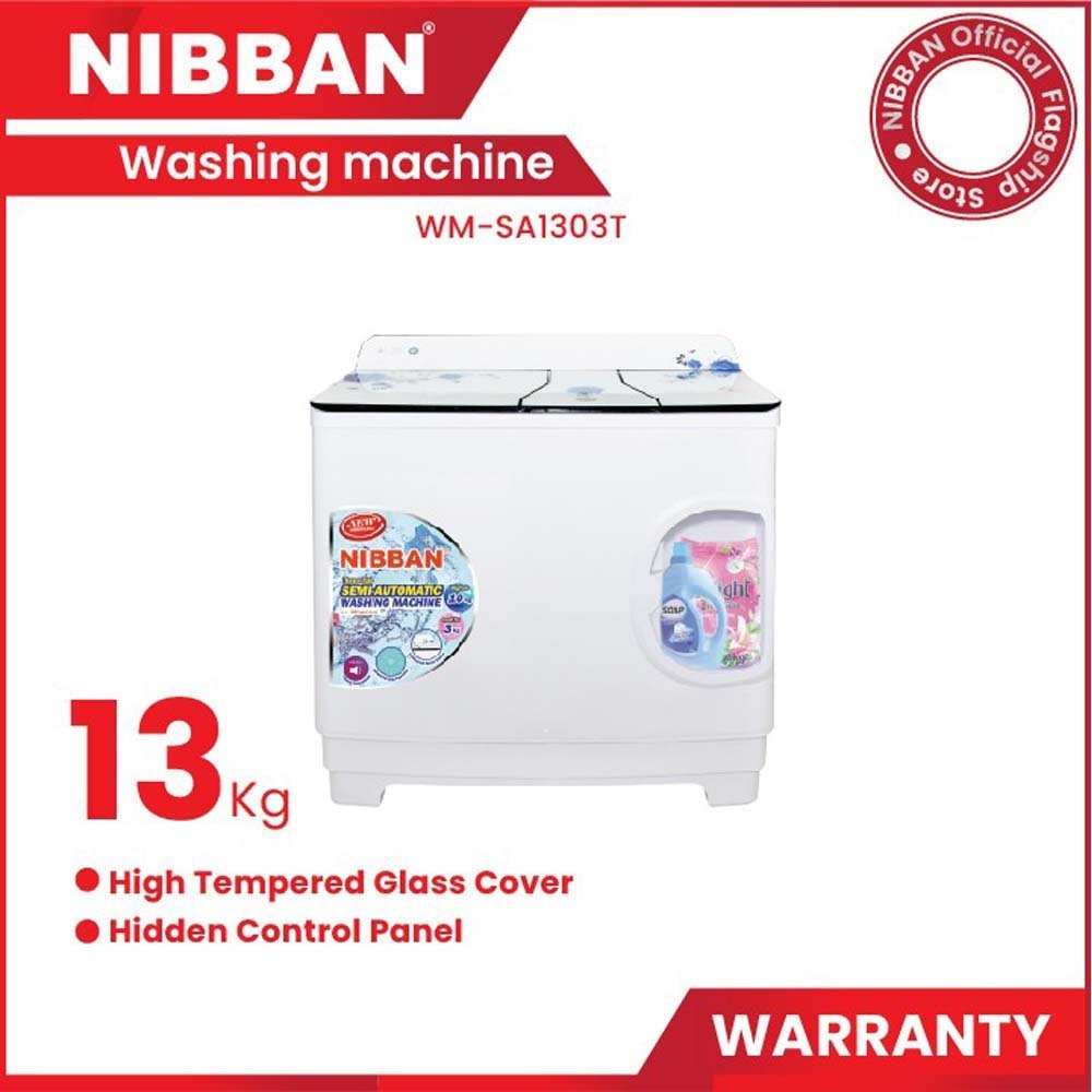 Nibban Semi-Auto Washing Machine WM-SA1303T