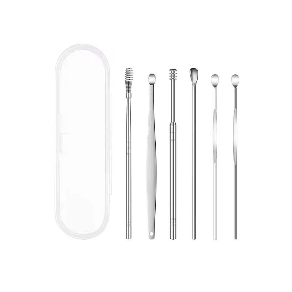 KPT 6 in 1 Stainless Steel Ear Cleaner Set KPTBPC00068