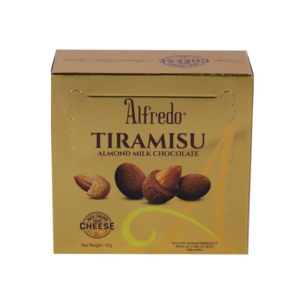 Alfredo Tiramisu Almond Milk Chocolate 65G