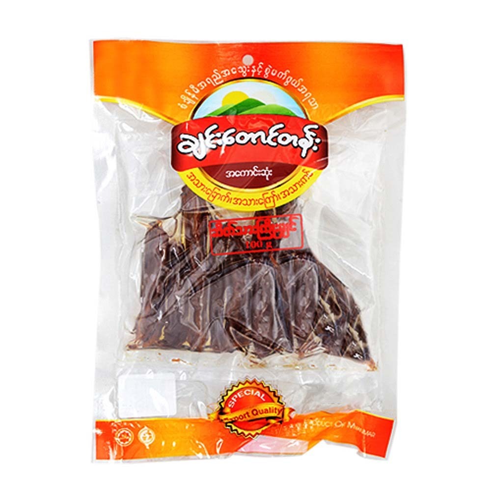 Chin Taung Tan Fried Dried Mutton Stick 100G (Ah Mwa)