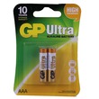 Gp Ultra Alkaline Battery Aaa Size 2`S Gp24Au-2U2