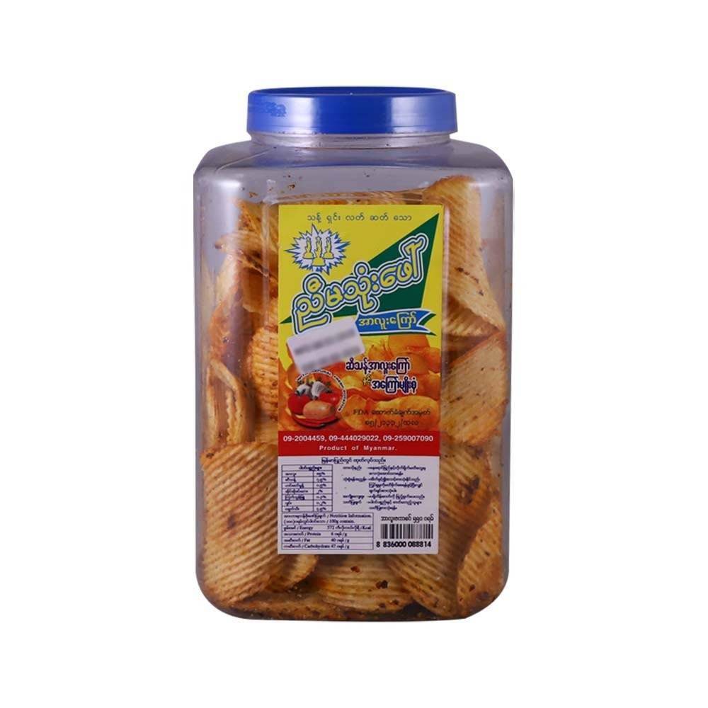 Three Sisters Fried Potato Chip Spicy Zakar 550G