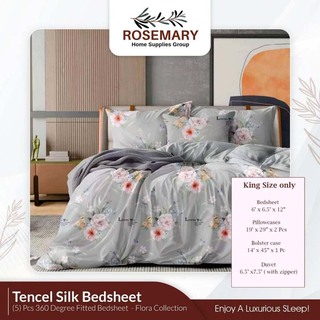 Rosemary Flora Collection Bedsheet Set (5PCS) RM-RM-TBS1001 (TB-10)