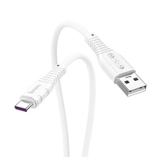 X67 5A Nano Silicone Fast Charging Data Cable For Type-C/White