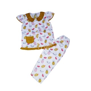 Bambi Baby Night Wear Silk Cotton One Set BAMBI_BABY07_8 Bambi Yellow (7 Years)