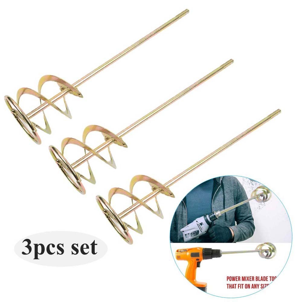 Jaramy Multi-Purpose Paint Mixing Paddle 3PCS Set