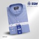 Mandarin Collar Shirt Long Sleeve Large (Denim Blue) SSM-O-P-S-021