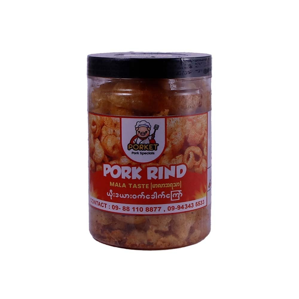 Porket Pork Rind Mala 100G