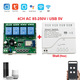 Tuya Smart Switch WiFi DIY Timer 85-220V RF Voice Control Module 4CH Tuya Module ELE0001027E