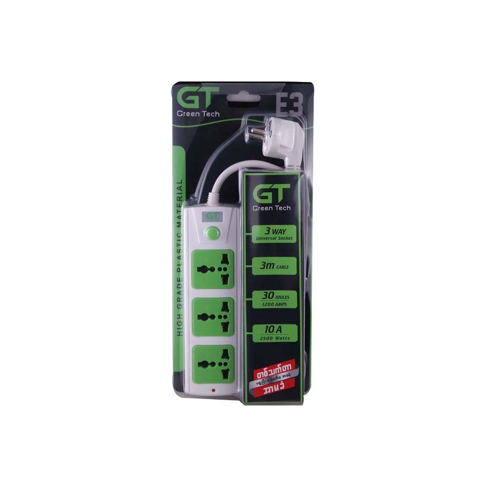 Gt Extension Socket 3Way 3M GTS-E3