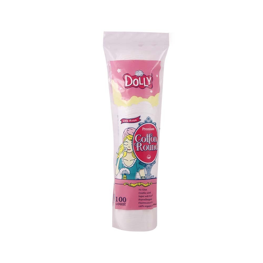 Dolly Toner Cotton Round Pads 100PCS
