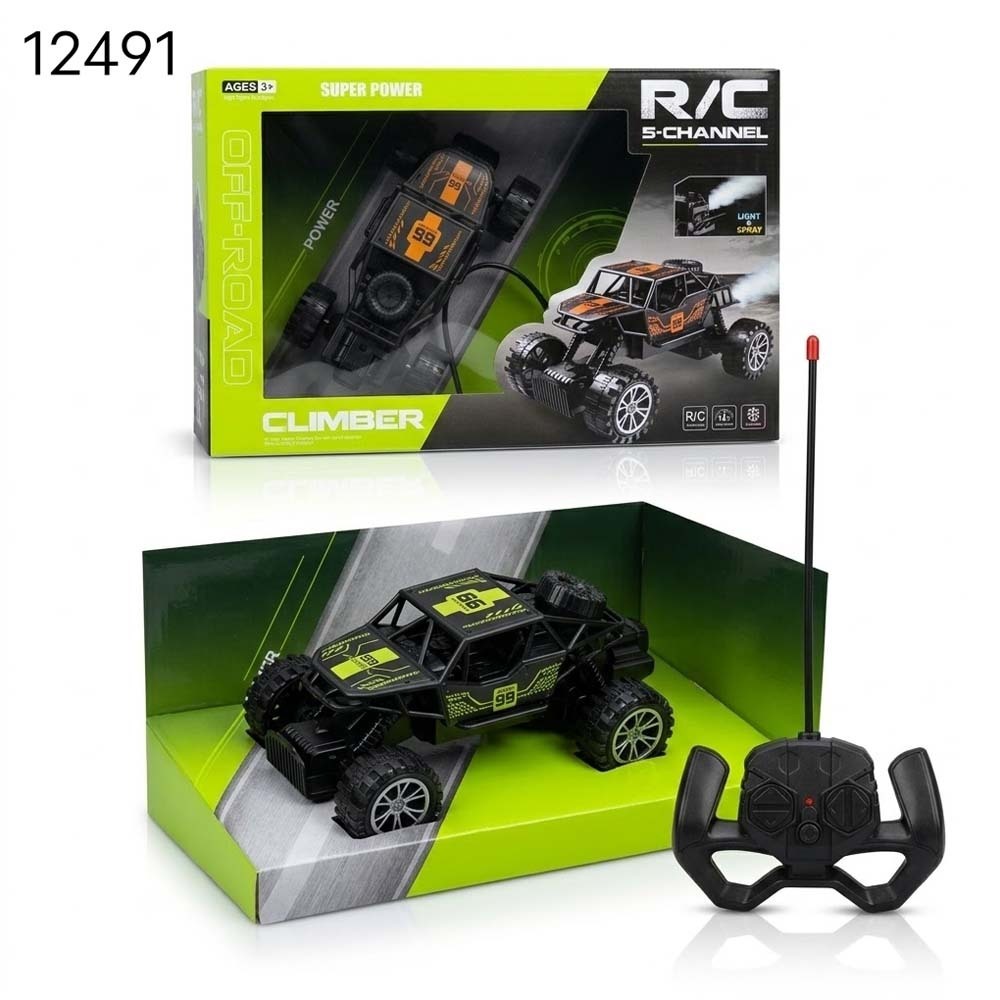Baby Cele Smoke Spray Racing Remote Car 12491