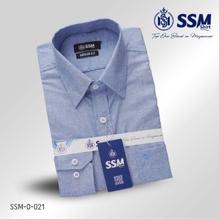 Oxford Shirt Long Sleeve 3XL (Denim Blue) SSM-O-P-L-021