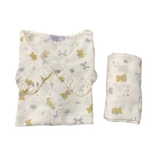 Bambi Womenwear Cottonpuff Oneset S/L Pink AA0059 XL