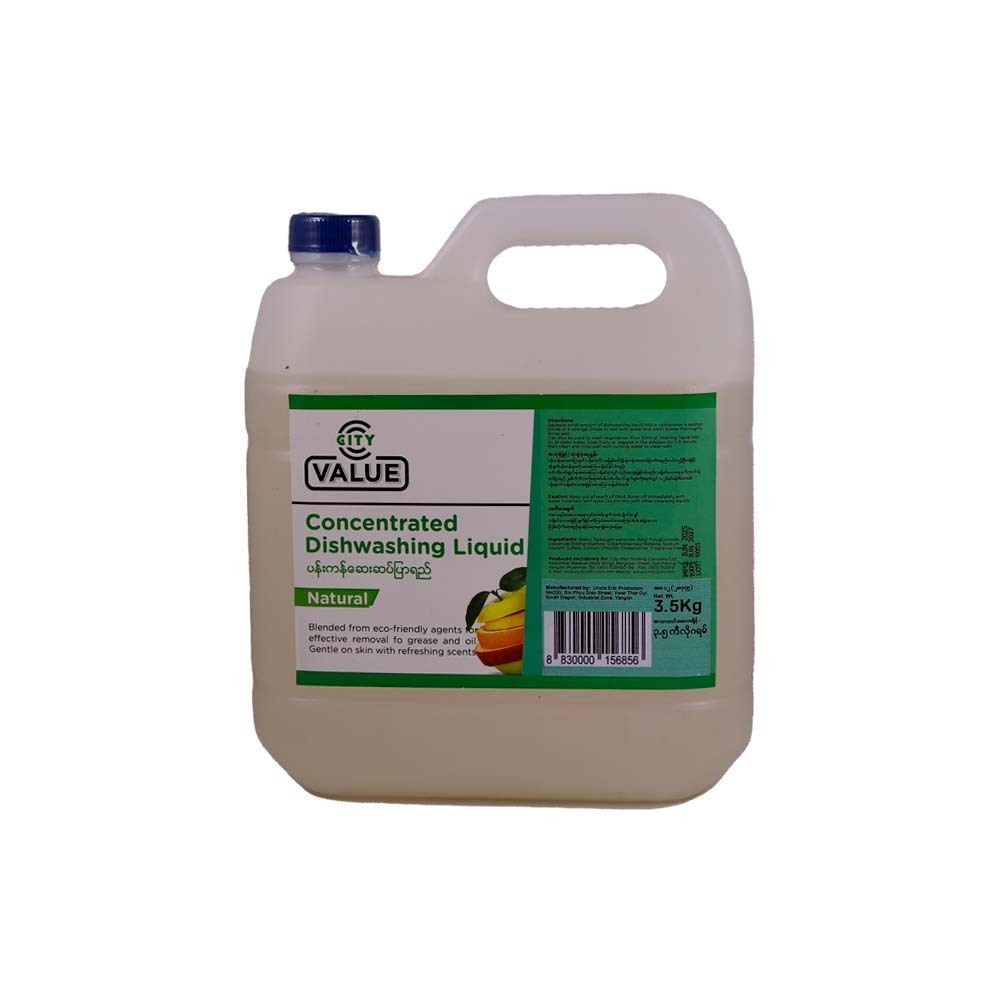 City Value Dishwashing Liquid Natural 3.5L (U)