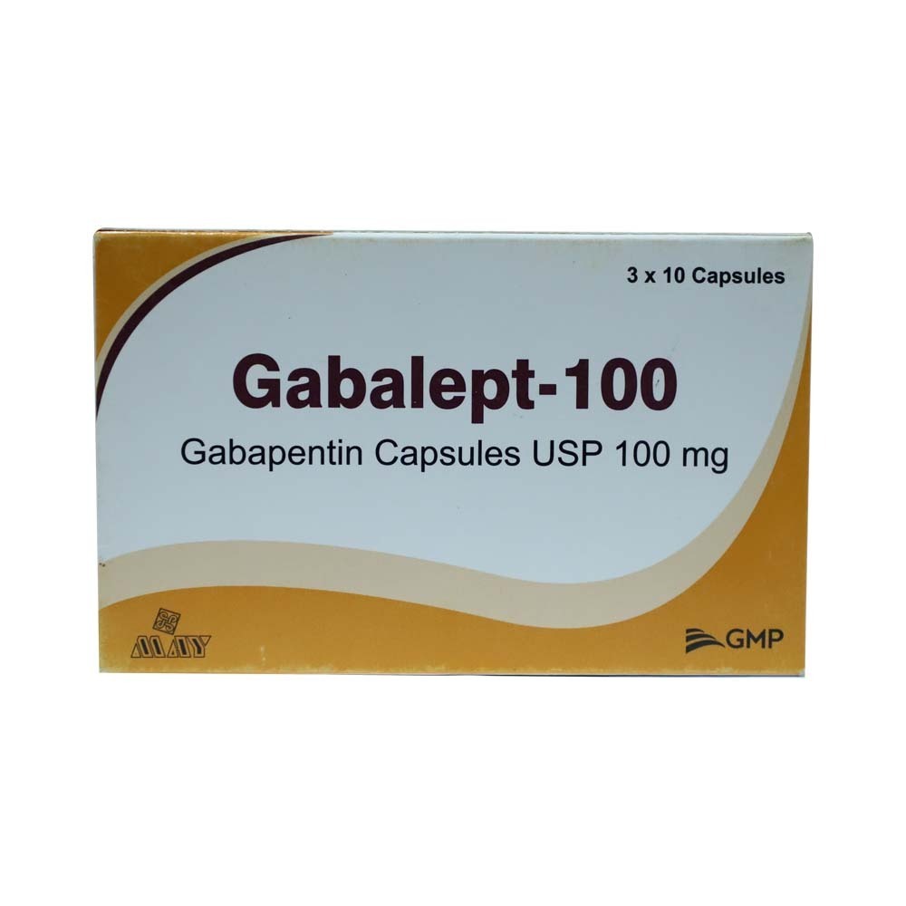 Gabalept-100 Gabapentin 100MG 10PCS x 3