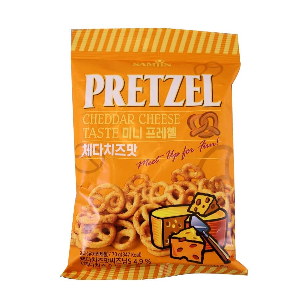 Samjin Pretzels Cheddar Cheese 70G