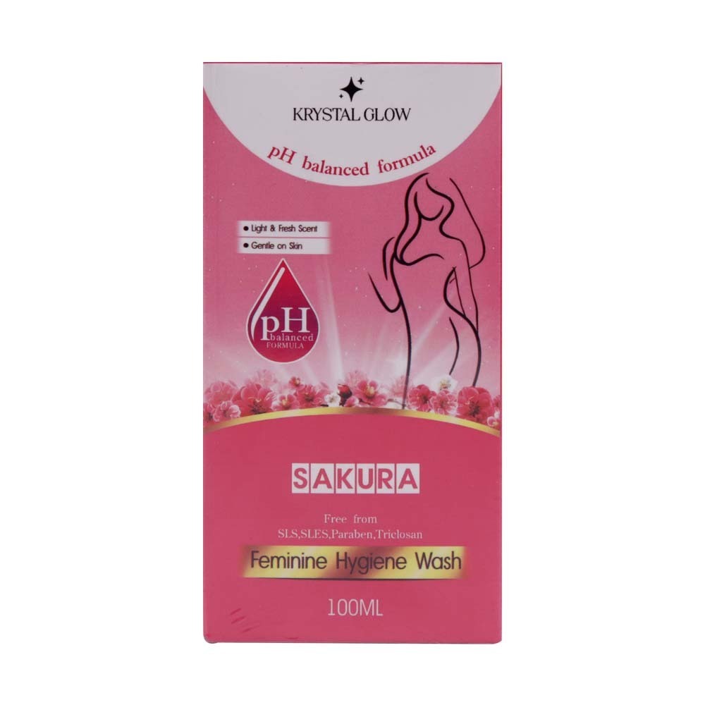 Krystal Glow Feminine Wash Sakura 100ML