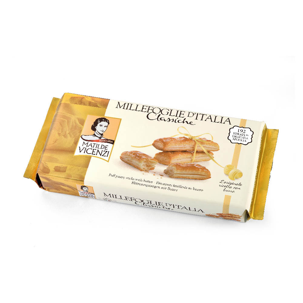 Vicenzi Puff Pastry Sticks With Butter 125G VICENZI Brands ပစ္စည