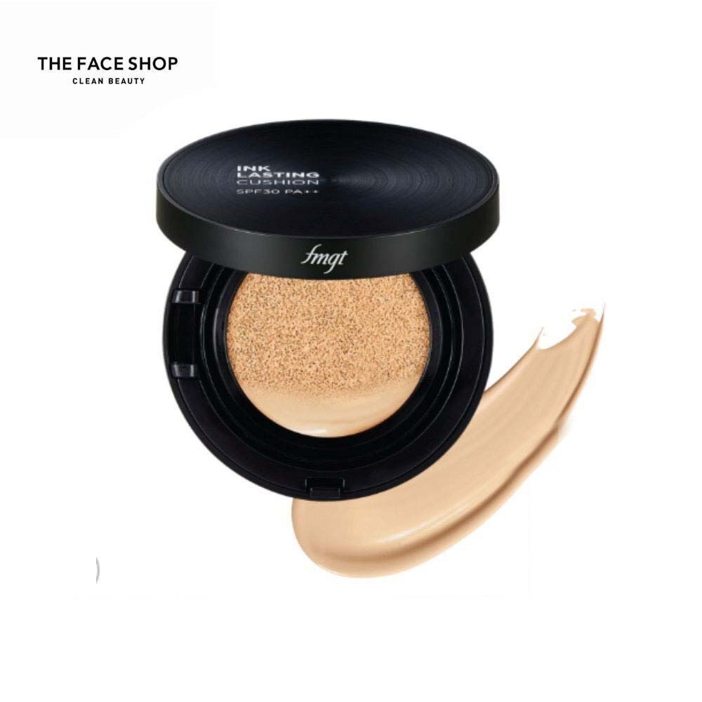 The Face Shop Ink Lasting Cushion N201 Apricot Beige SPF30 PA++ 8806182576775