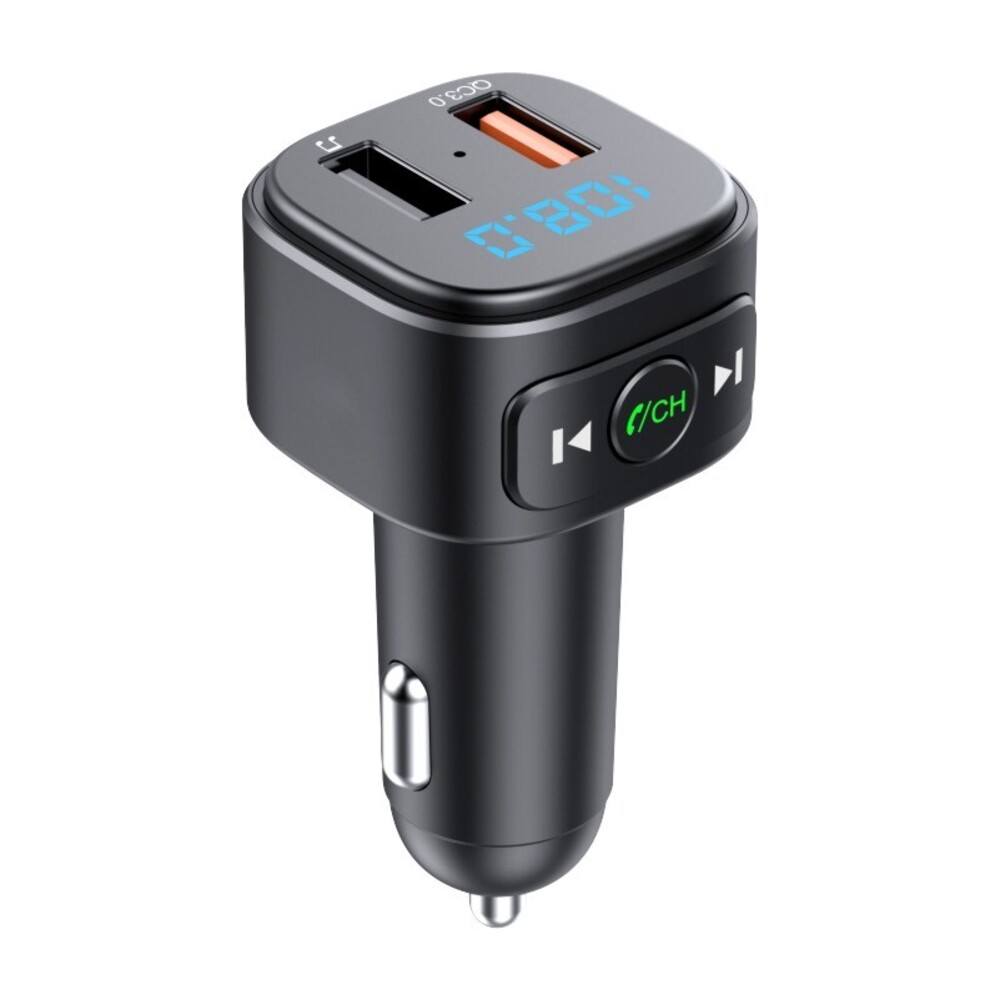 Konfulon C-78 (Fast Charging 18W Bluetooth Car Charger) / Black