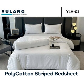 Yulang Polycotton Hotel Stripped Bedsheet Double (5PCS) YLH-54