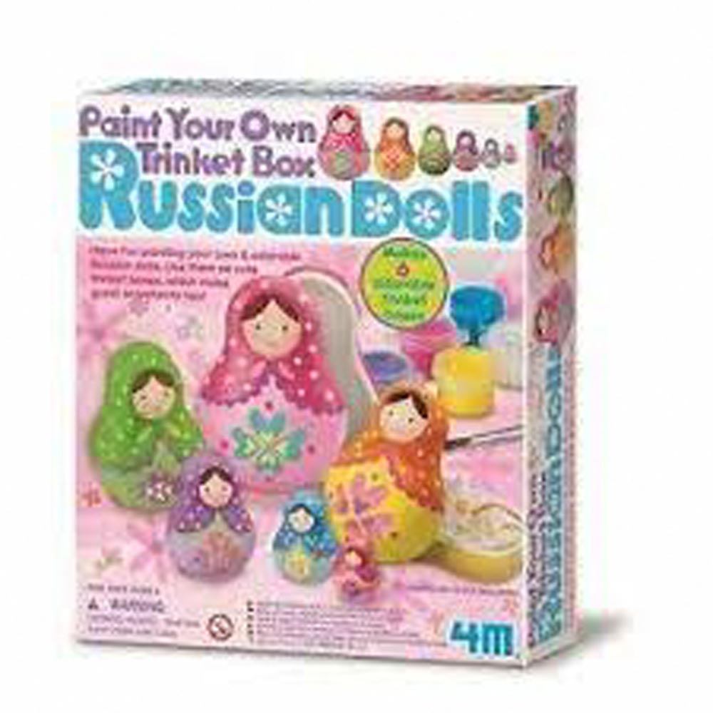 4M Paint Your Own Russian Dolls