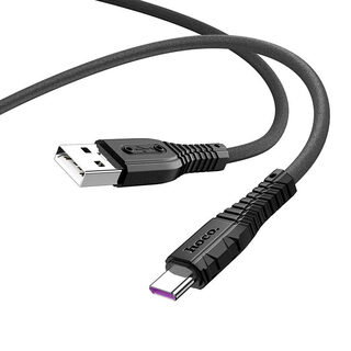 X67 5A Nano Silicone Fast Charging Data Cable For Type-C/Black