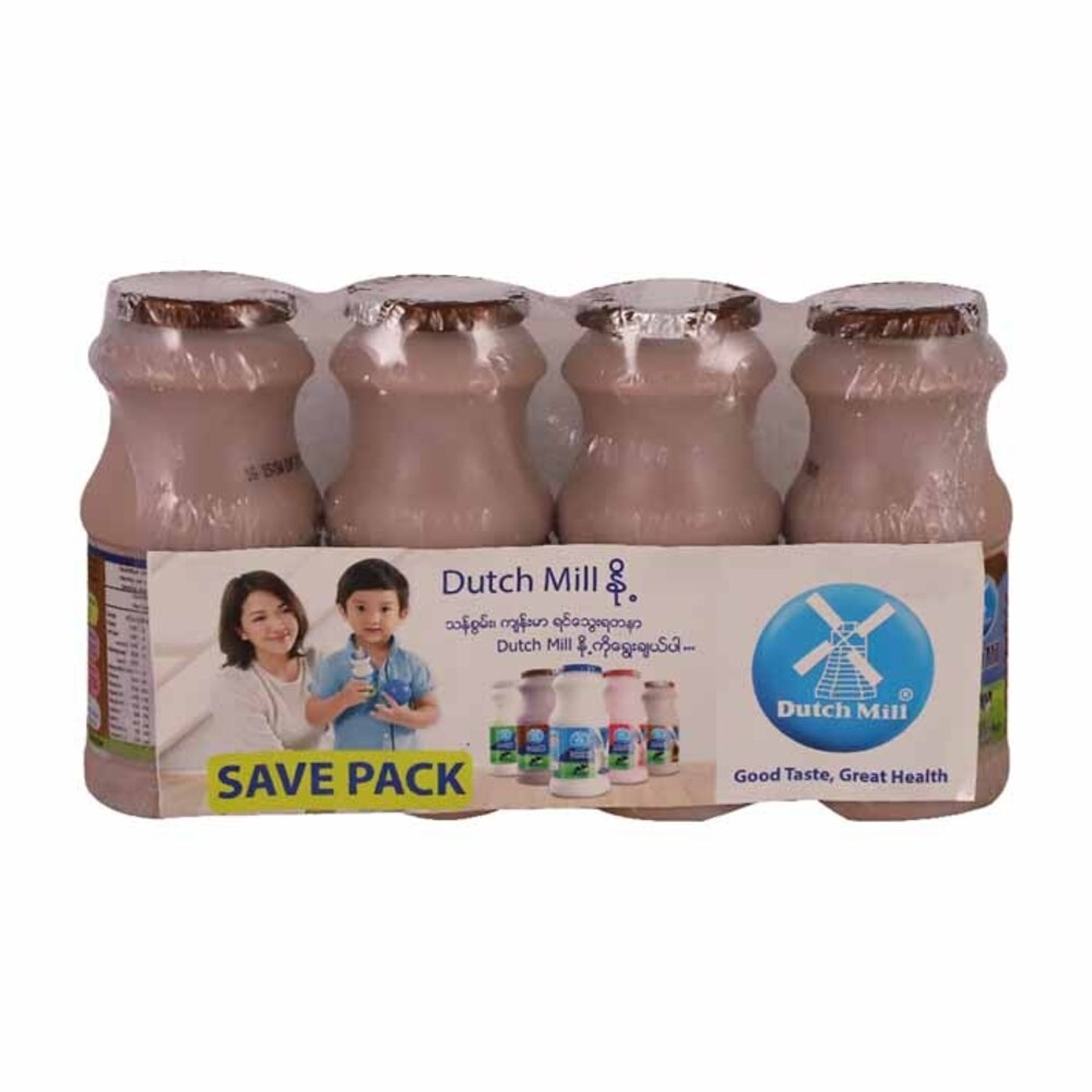 Dutch Mill Pasteurized Milk Choco 4PCS 155ML