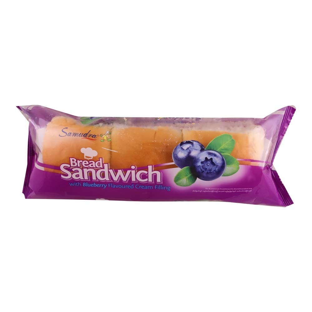 Samudra Sandwich Bread Blueberry 3PCS 140G