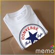 memo ygn Converse unisex Printing T-shirt DTF Quality sticker Printing-White (XL)