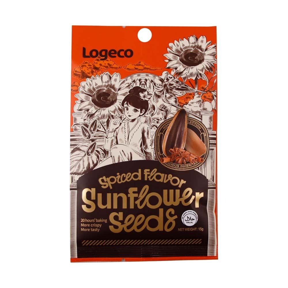 Logeco Sunflower Seeds Spiced Flavor 15G