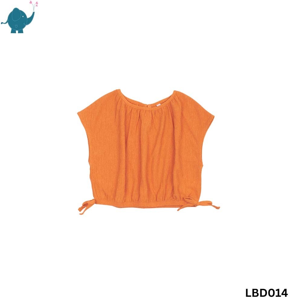 Max & Mia Kid Girl Short-sleeve Top LBD014 Orange 8 Years