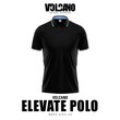 Volcano Men Elevate Polo Shirt Black MDPV-S1011-02 Large