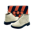 HQ Leather Boot Shoe 32100718 (Cream,No-37)