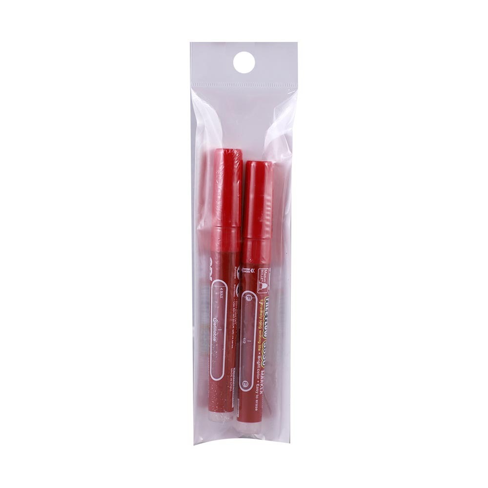 Sdi Whiteboard Marker 2PCS S530 (Red)