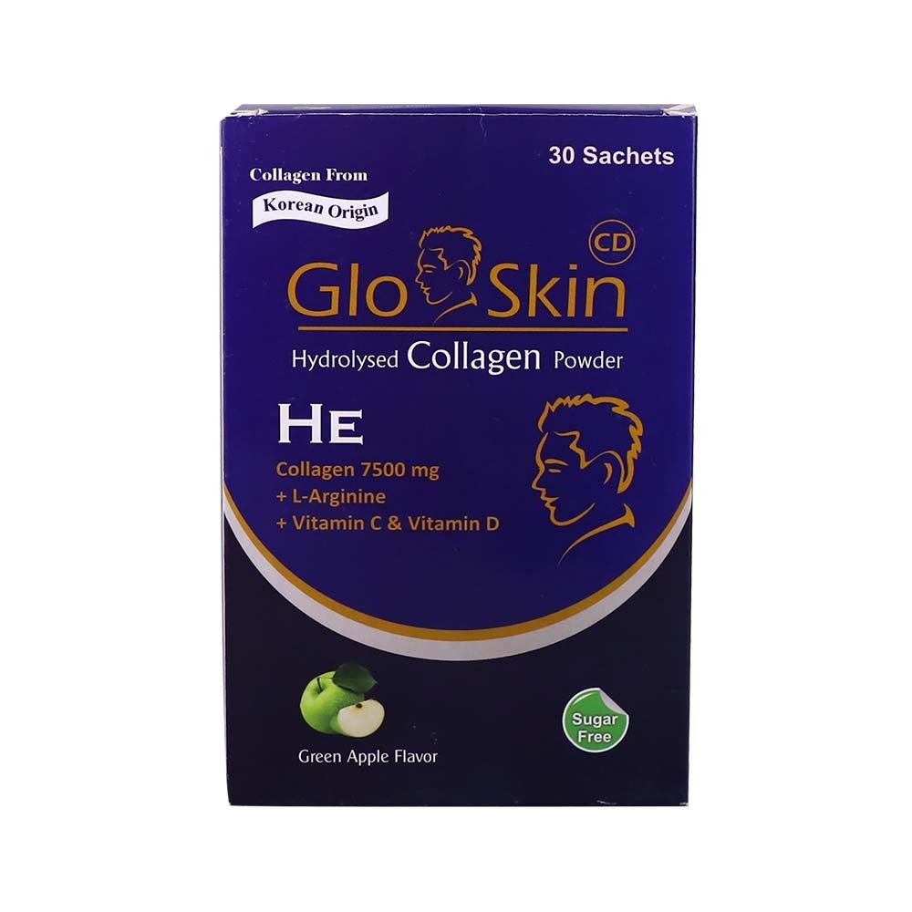 Glo Skin He Collagen 7500MG 9GM 30 PCS (Sugar Free)