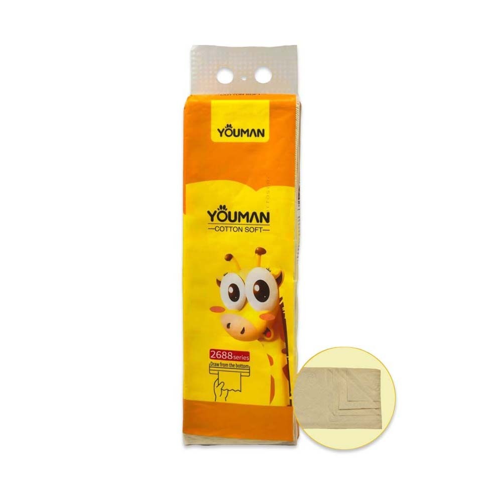 Youman Bamboo Tissue 4Ply 2688 Series 1PCS