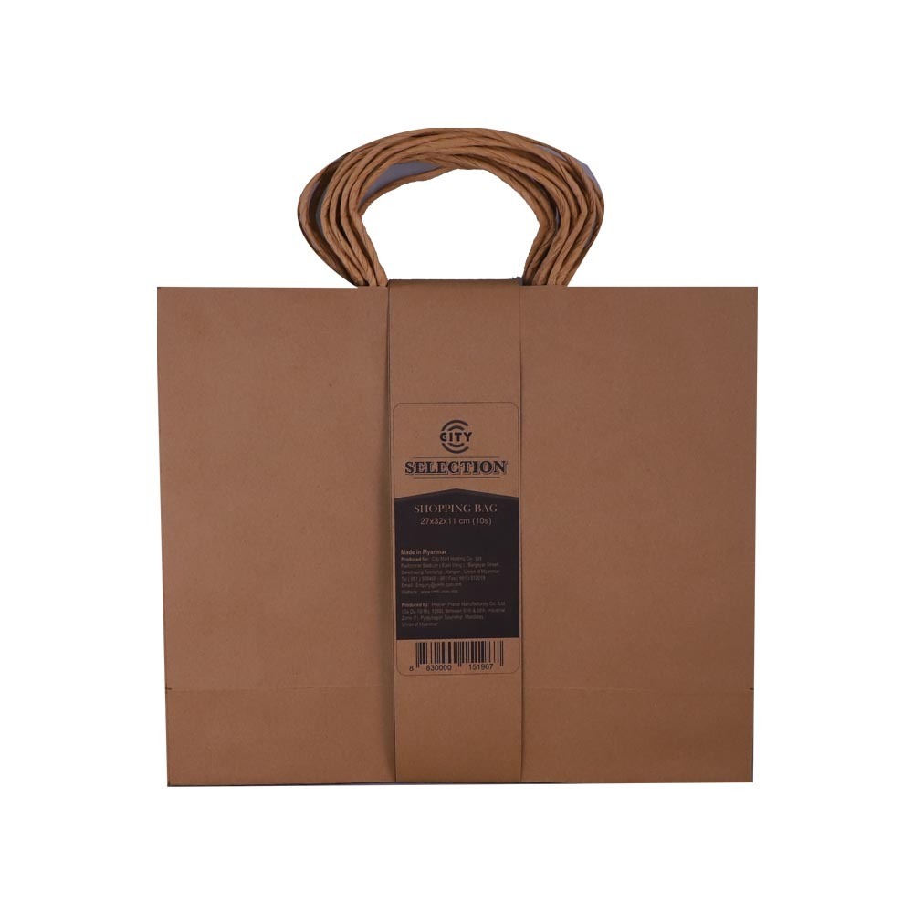 City Selection Shopping Bag 27X32X11CM 10PCS