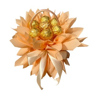 Chocolate Ball 7PCS Basket (White)