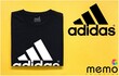 memo ygn Adidas unisex Printing T-shirt DTF Quality sticker Printing-Black (Small)