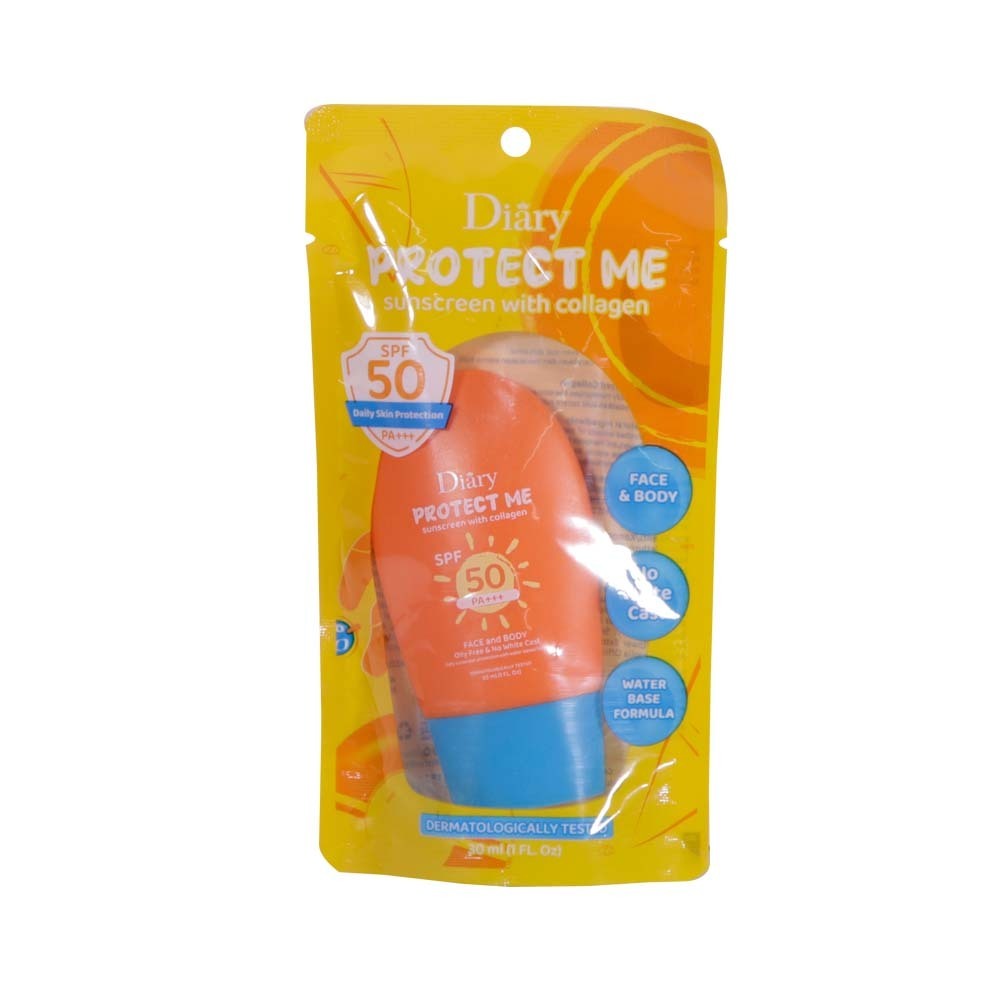 Diary Protect Me Sunscreen SPF 50 Pa+++ 30ML