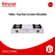 Rinnai Table-Top Gas Cooker RT-902MM Silver