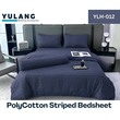 Yulang Polycotton Hotel Stripped Bedsheet Double (5PCS) YLH-012