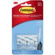 3M Command Damage Free Hanging 3 Hooks 4 Small With Clear Strips 100597373 (17067Clr)