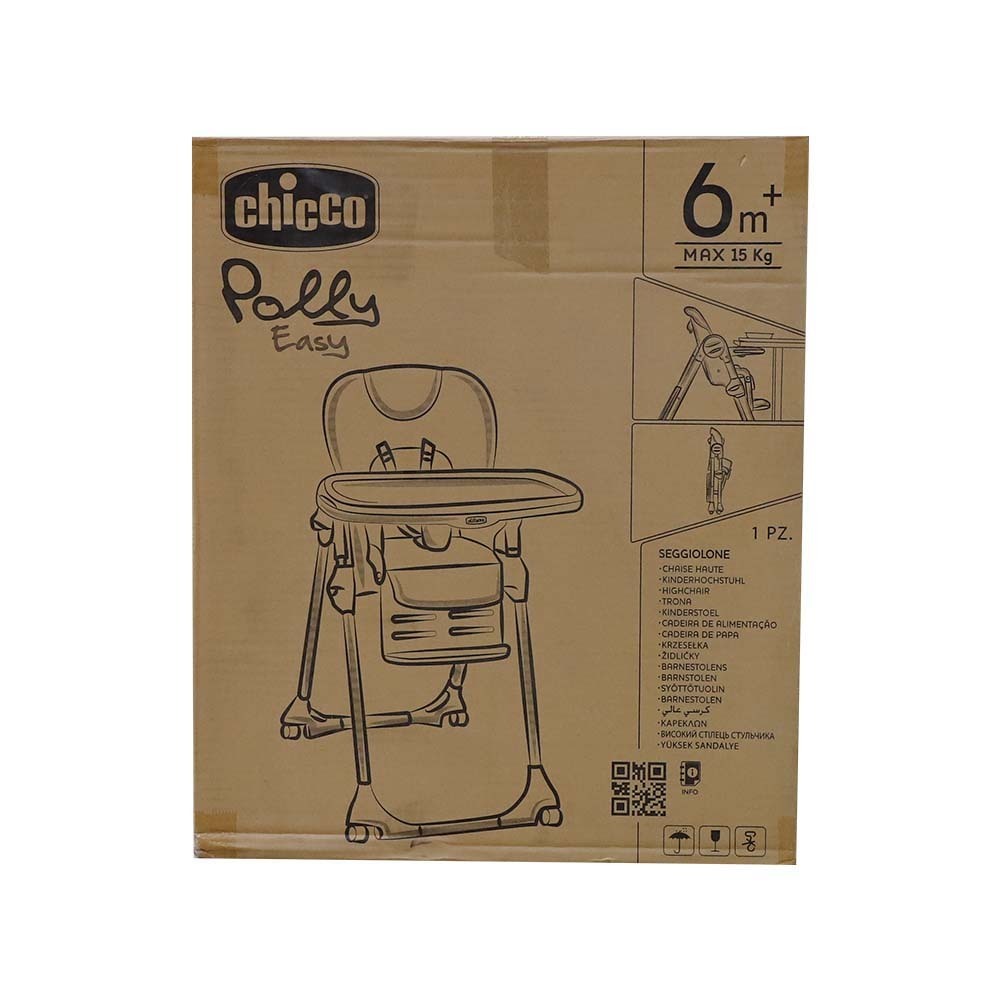 Chicco Polly Easy Baby High Chair Giraffe (6M+)