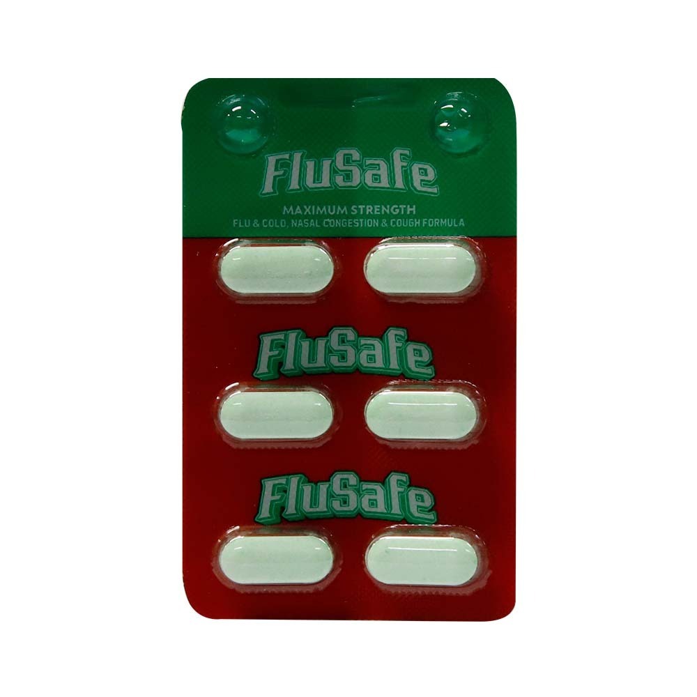 Flusafe Para & Dextromethorphan 6PCS