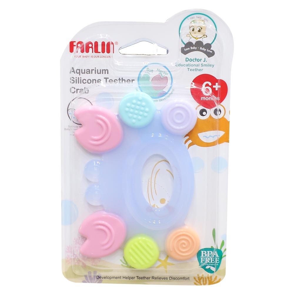 Farlin Aquarium Silicone Crab Teether BB-20008