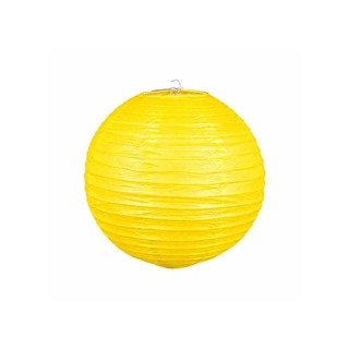 Uncle Gyi Uncle Gyi Round Paper Lantern (Plain) 20cm Red